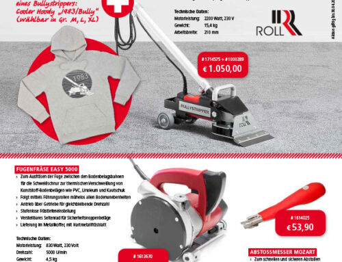 Effiziente Bodentechnik von Roll