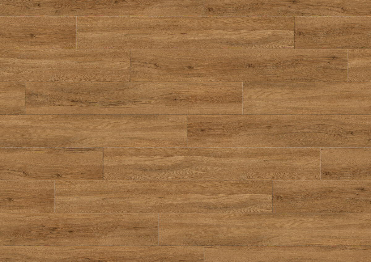 <b>70 Eiche honiggold</b><br> erhältlich in 0,55 / 0,4 / 0,3 mm<br> CLICKEN 1.239 x 212 mm<br> KLEBEN 1.219 x 184 mm 70 Eiche honiggold